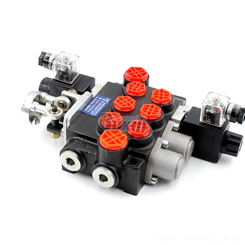P40 Solenoid & Joystick 3 Spool Monoblock Valve: OEM & ODM Services Available main image